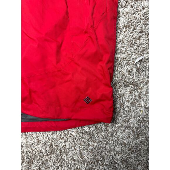 Columbia Omni-Tech Interchange Jacket Sz L Red Waterproof Breathable Hooded - Picture 5 of 14